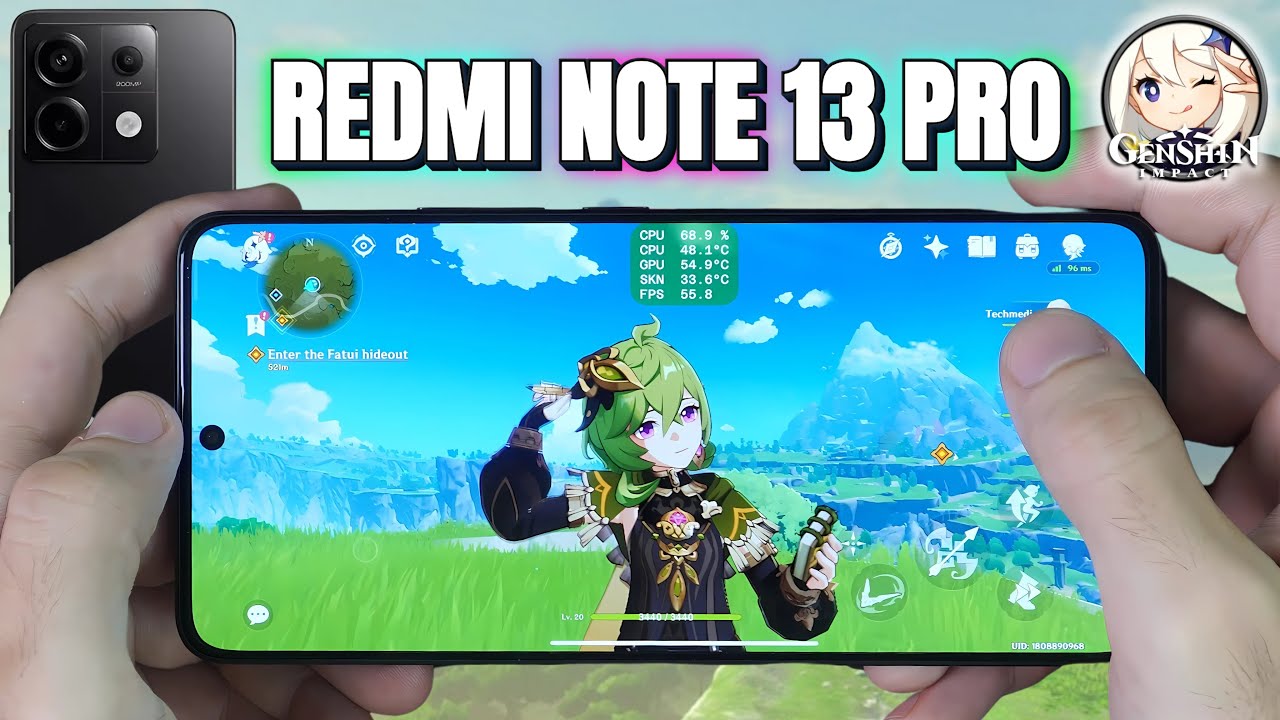 Redmi Note 13 Pro 5G Genshin Impact Gaming test Update | Snapdragon 7s Gen 2