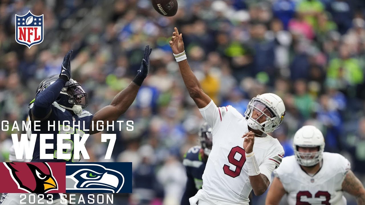 Arizona Cardinals vs. Seattle Seahawks | 2023 Week 7 Game Highlights