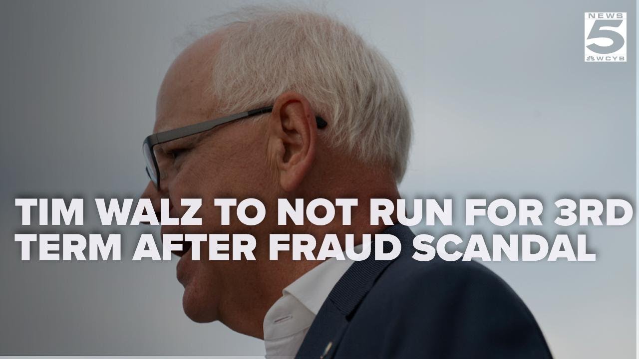 Minnesota Gov  Walz will not run for a third term as governor amid fraud scandal