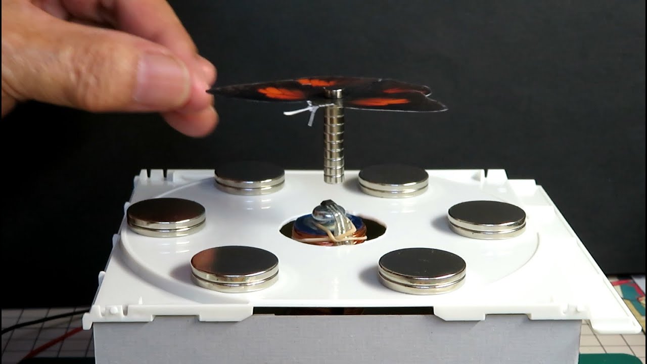磁気浮上装置・反発型     Repulsive Magnetic Levitation