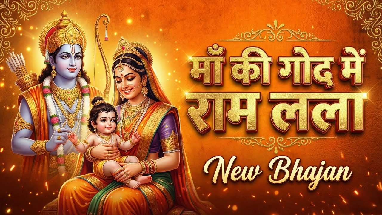 मुस्काए राम लला  माँ की गोद में बैठे हैं प्रभु राम  New Ram Bhajan 2026