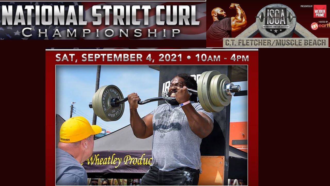 C.T. Fletcher's MUSCLE BEACH CHAMPIONSHIP STRICT CURL COMPETITION