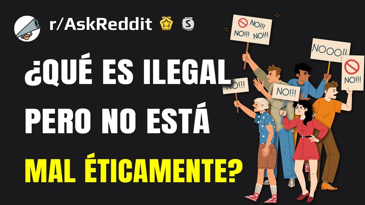 ¿Qué es ilegal pero no está mal éticamente?