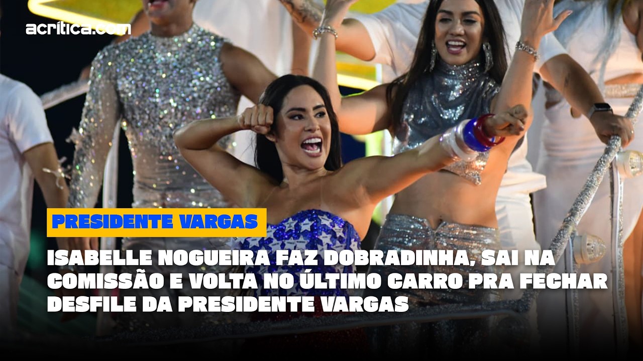 Isabelle Nogueira faz dobradinha, sai na comissão e volta no último carro da Presidente Vargas
