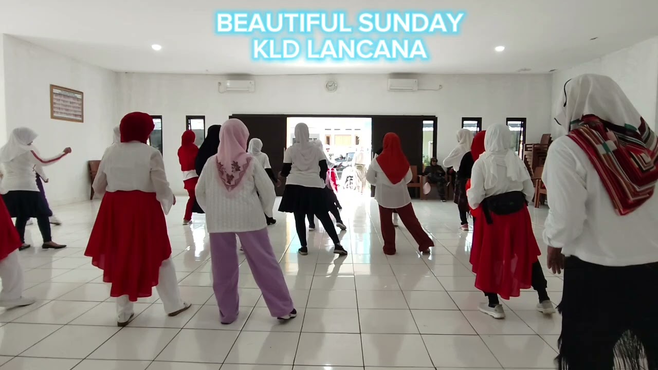 Line Dance BEAUTIFUL SUNDAY//Choreo : Ferly-Demo KLD Lancana//Ged.Piveri Pelita 1