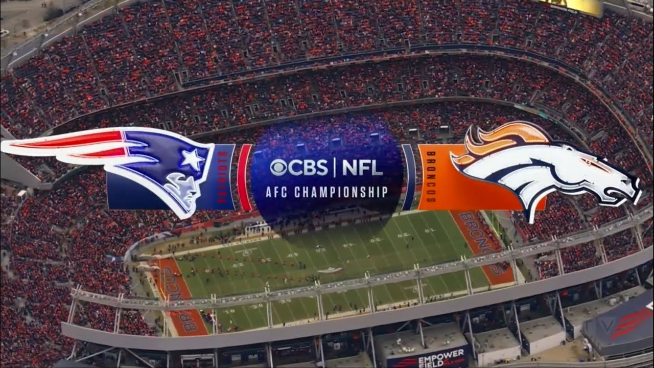 2025 AFC CHAMPIONSHIP Patriots vs Broncos CBS Intro TSN Highlights 