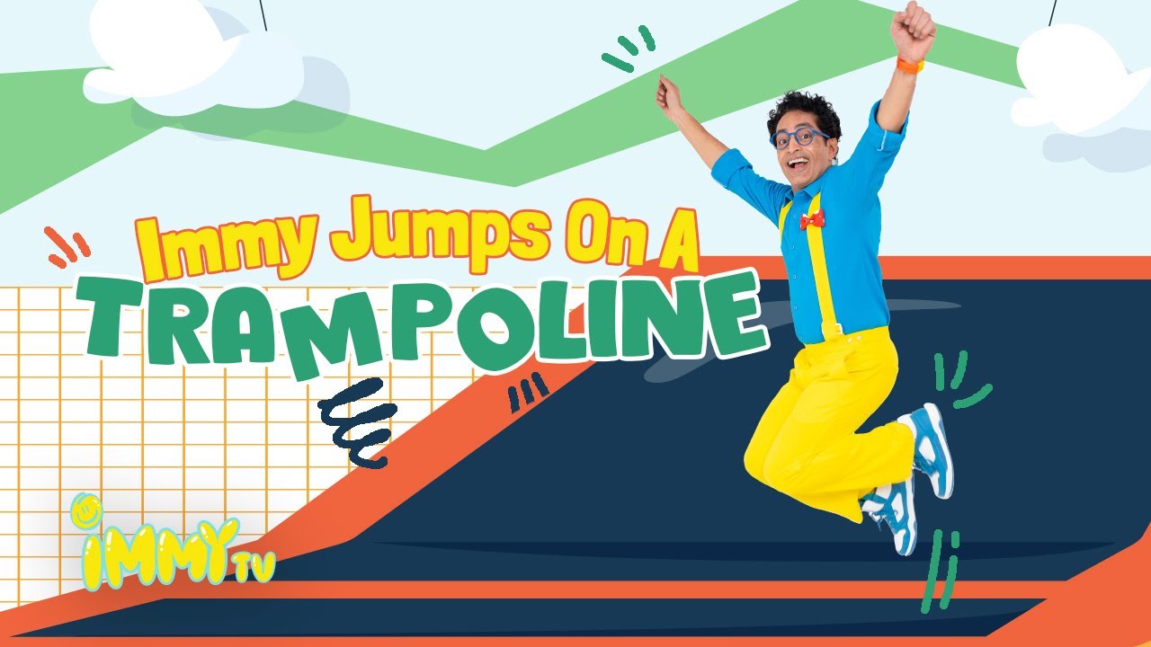 Joyful Playtime: Immy's Trampoline Adventure 🎉 @hopupindia
