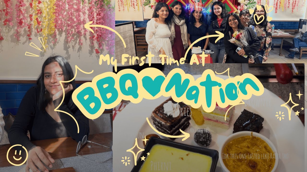 EVERYTHING I ATE AT BBQ NATION!🫡 🥰(My Honest Opinion)