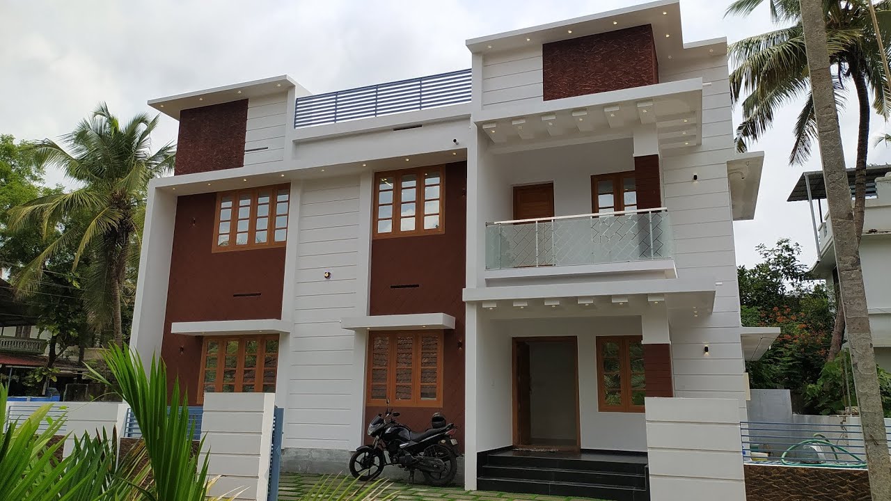 തൃശൂർ 4 bhk മനോഹരമായ പുതിയ വീട് / Thrissur 4 bhk new villa