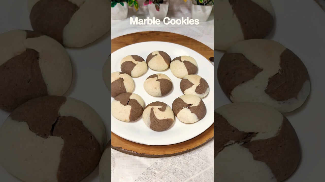 Marble Cookies 🍪 😋  