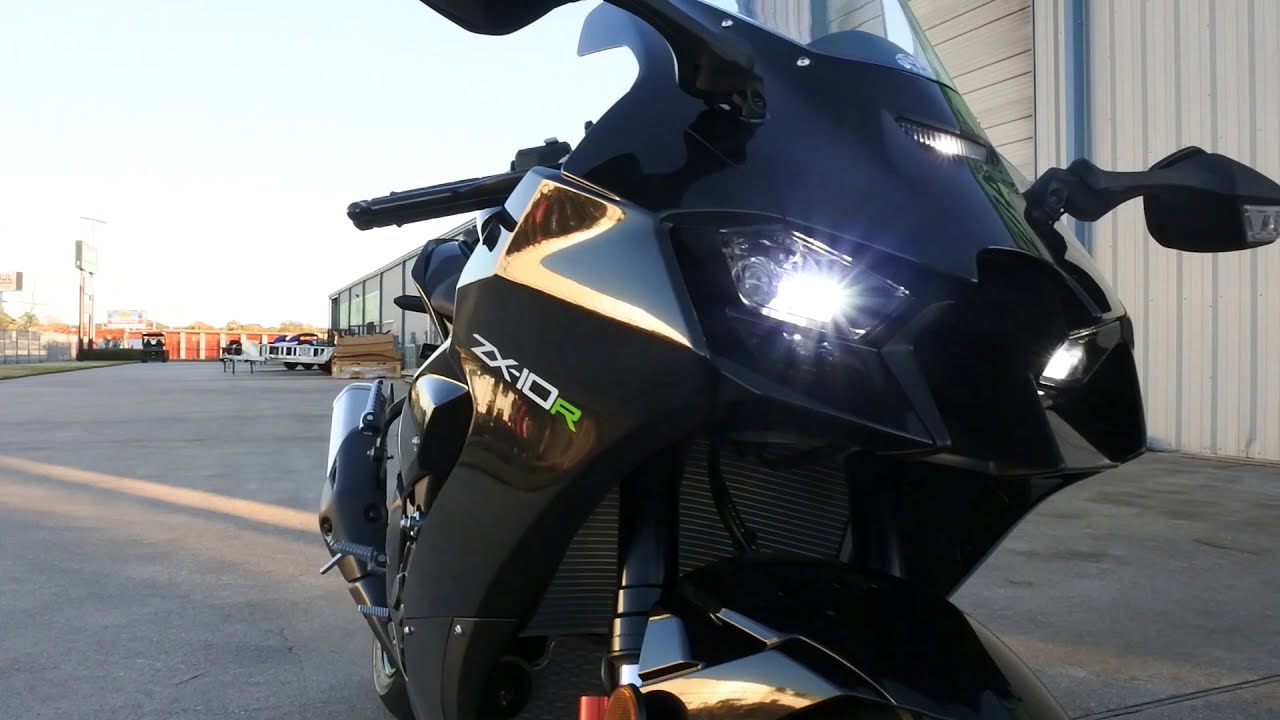 Распаковка нового мотоцикла Kawasaki ZX10R ABS 2021 года от Mainland Cycle Center