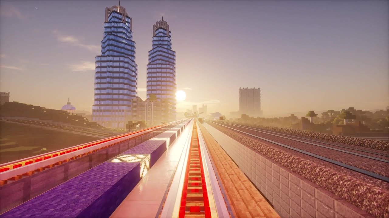 2024 MRT Northern Line Timelapse - Minecart Rapid Transit Server
