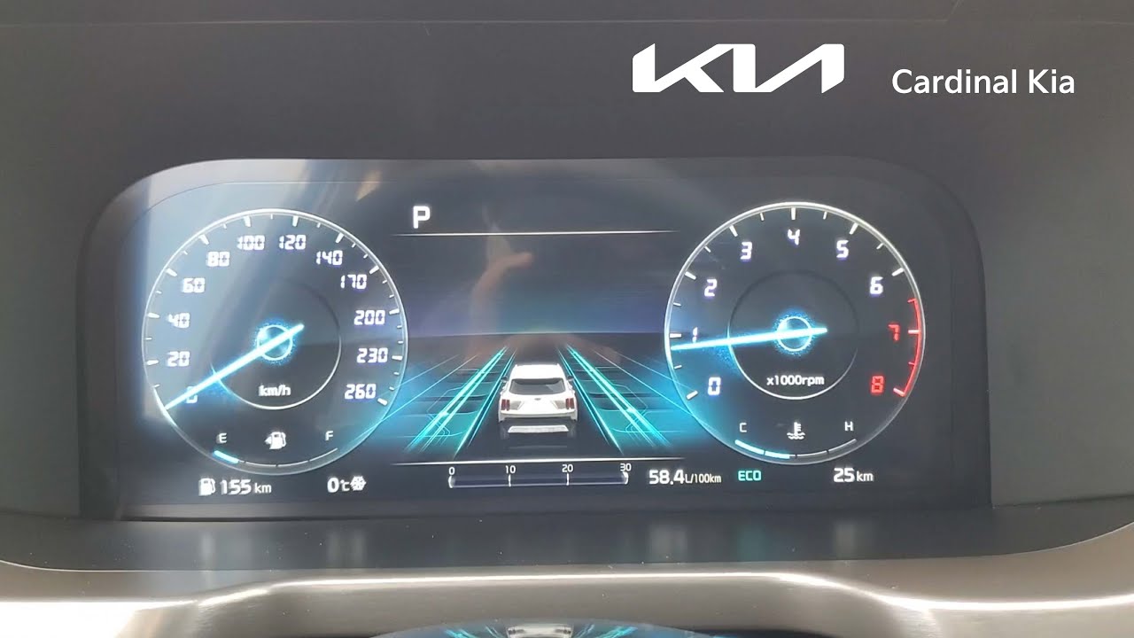 Абсолютно новый Kia Sorento 2021 года | Как изменить тему цифровой панели приборов!