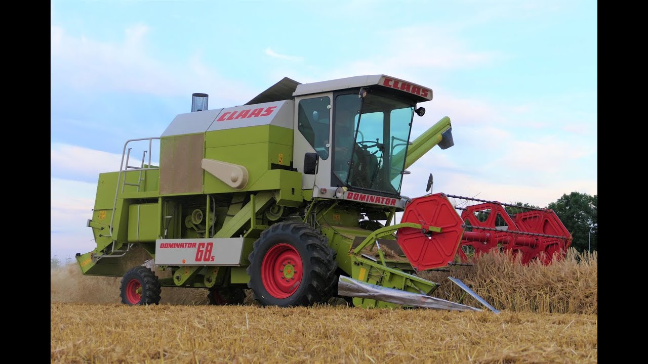 Oldtimer Dreschen 2022/ Claas Dominator 68 S/ Getreideernte 2022