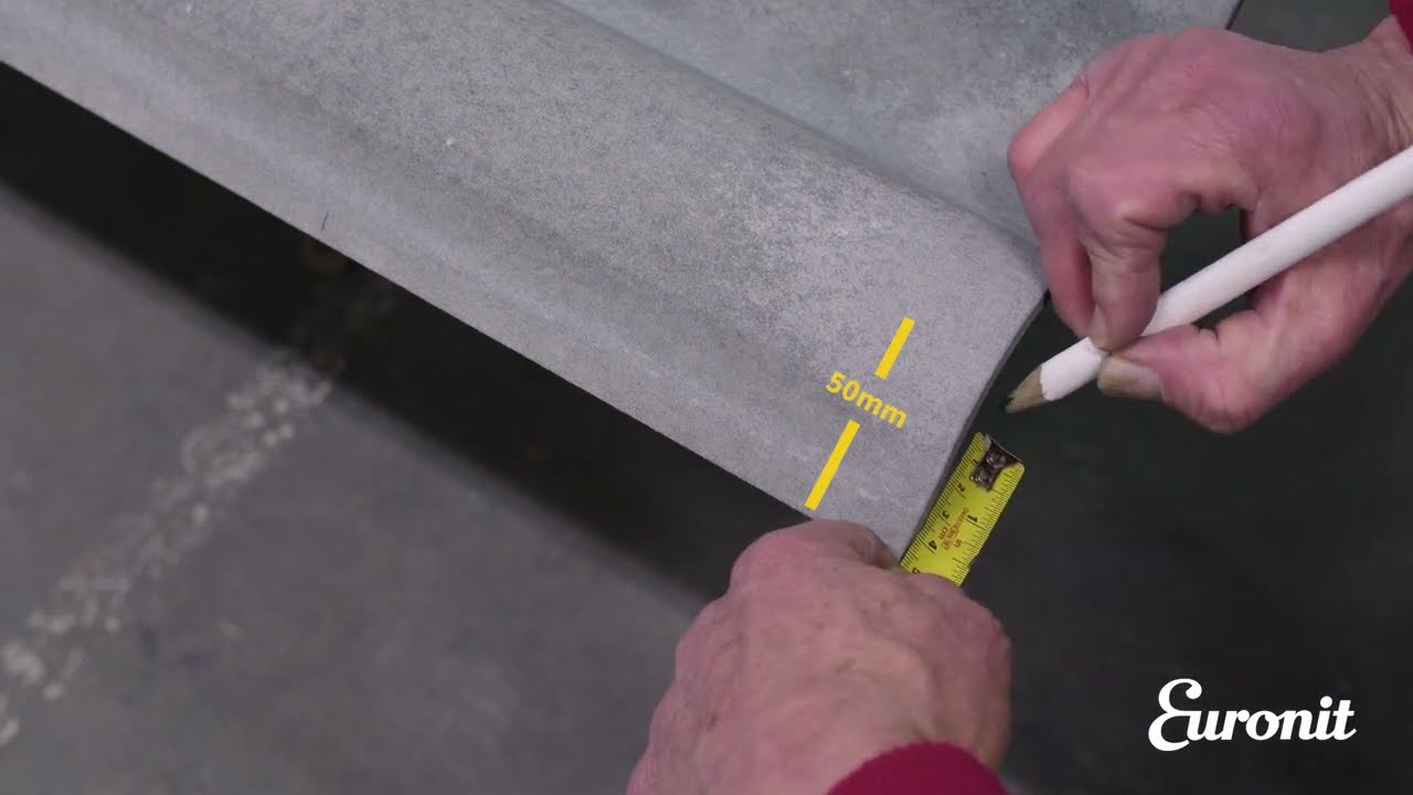 How to mitre fibre cement profiled sheets | Euronit FarmTec