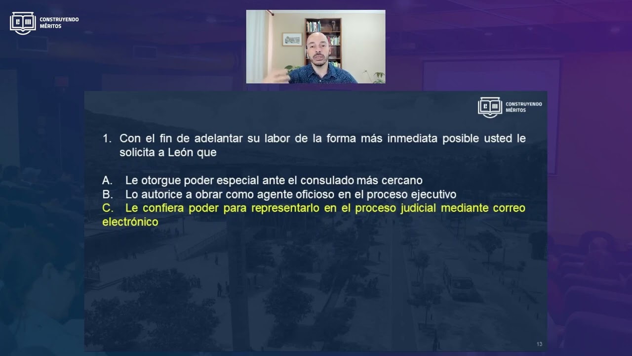 Ejemplo de Comunicación en el Ámbito Jurídico   Examen de Estado para Abogados
