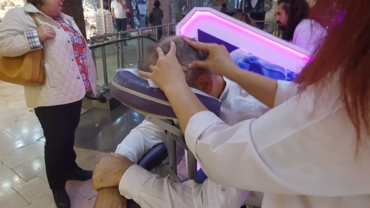 CHAIR MASSAGE  THERAPHY (Turkish Women Head & Back Massage)