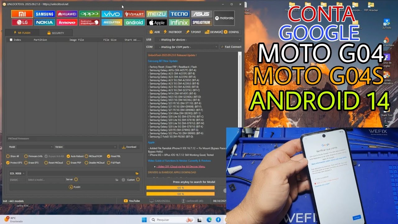 Como remover conta google do moto g04s android 14 atualizado