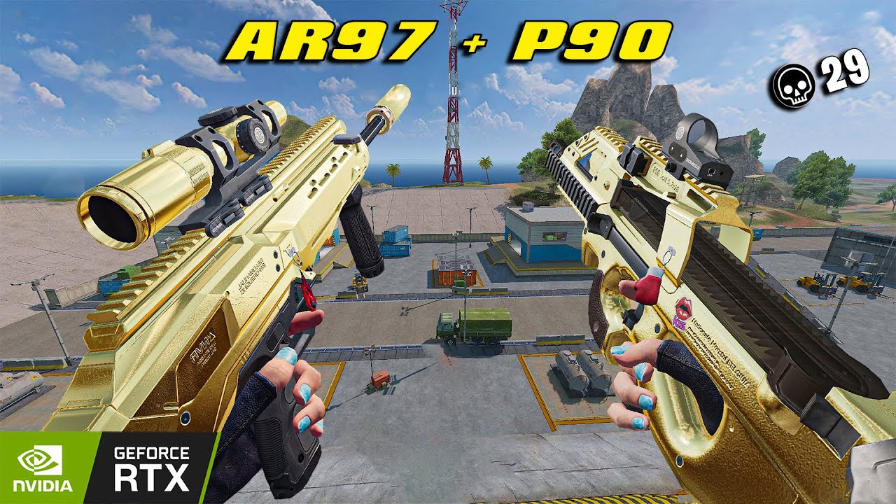 AR97 + P90 29 kill solo vs squad Blood strike pc max graphic rtx 2060