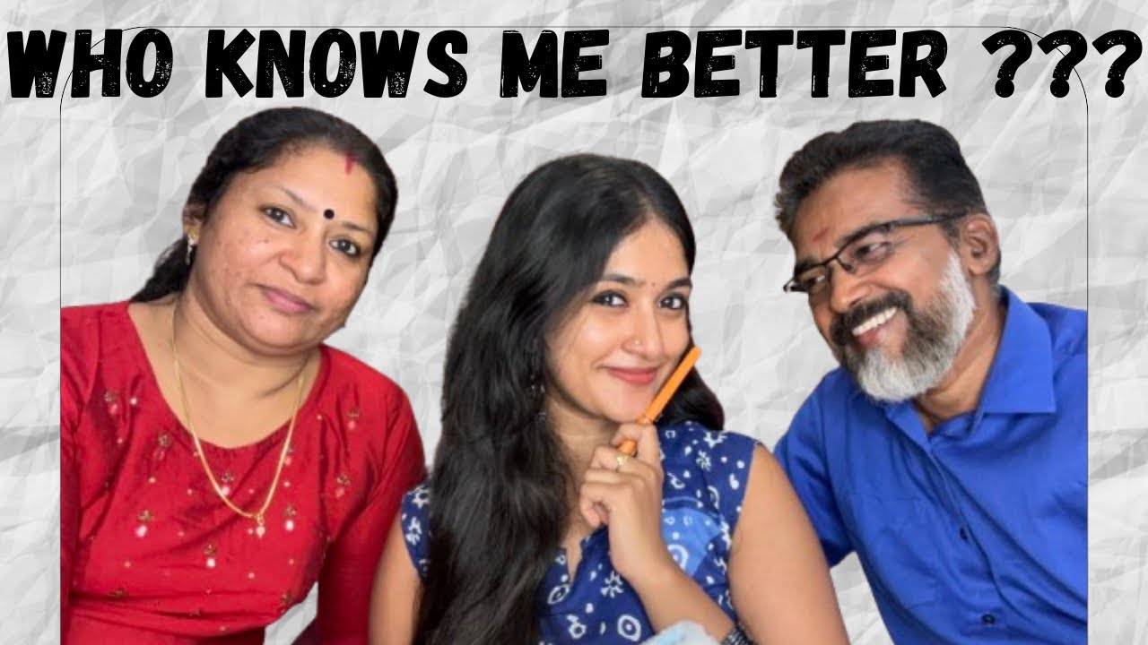 Who knows me Better ft Amma & Achan ??👀♥️ #trend #fypviral #parents