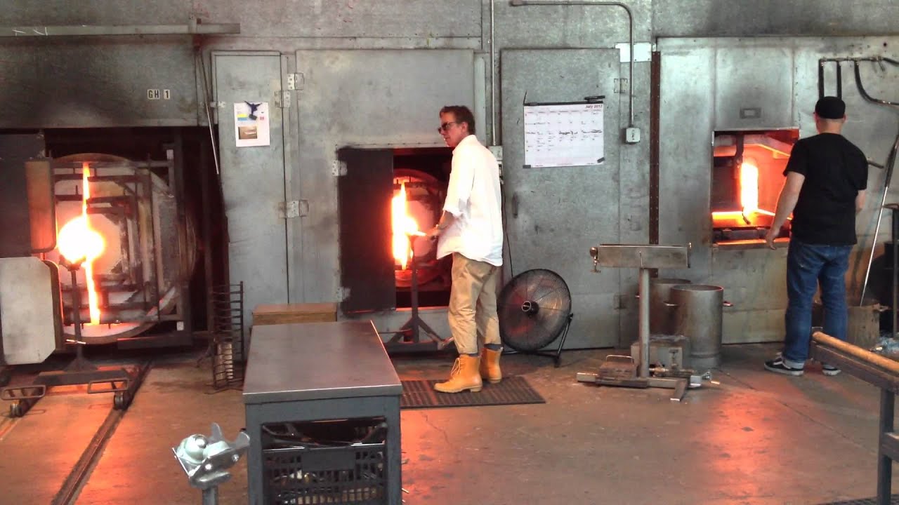 Glass Blowing at Chihuly's studio