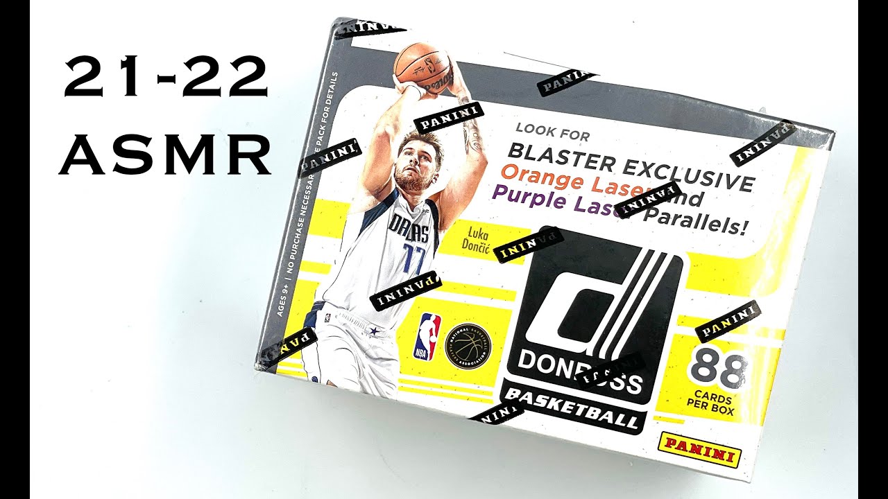 2021-22 Panini Donruss Basketball Blaster Box ASMR Opening