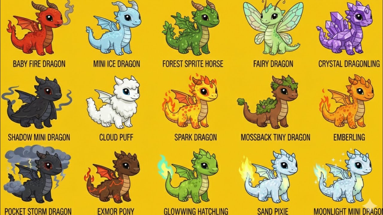 15 Cute Tiny Dragons – Fantasy Creatures Explained