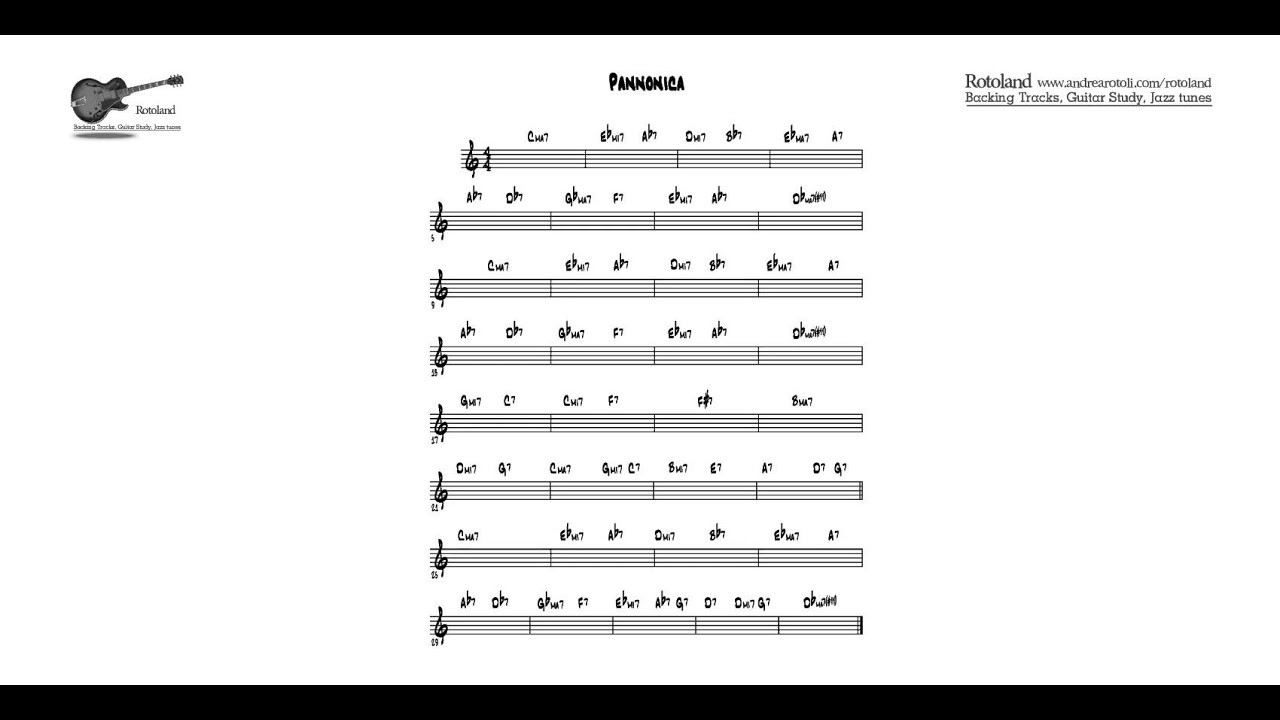 Pannonica - T. Monk - (BACKING TRACK by Andrea Rotoli)