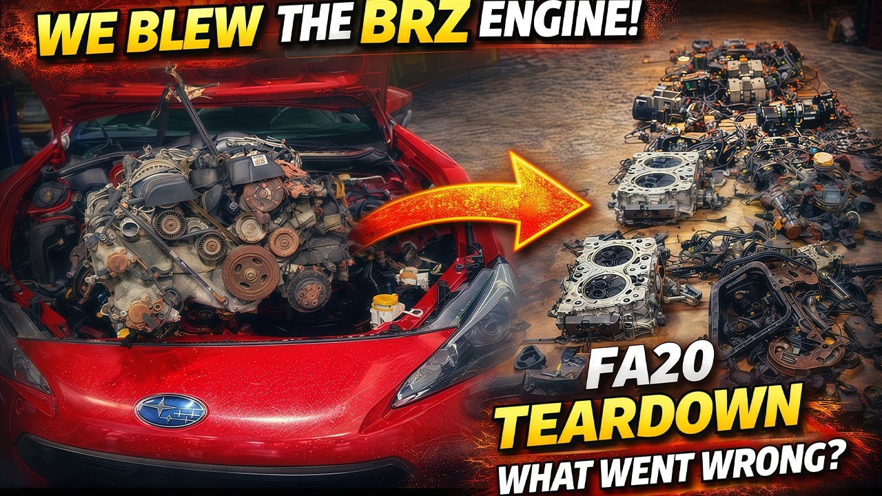 Subaru BRZ Engine Failure | Complete Teardown & Full Engine Rebuild