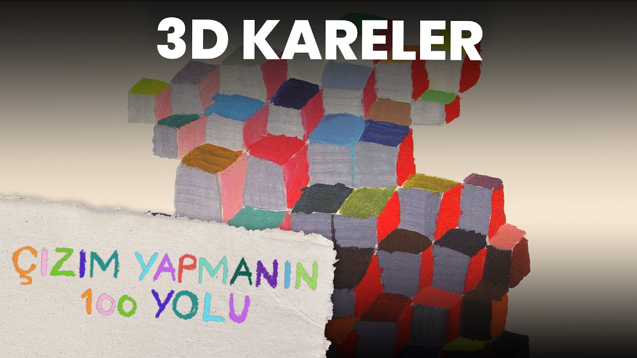3D Kareler | Çizim Yapmanın 100 Yolu S1E20 | Da Vinci