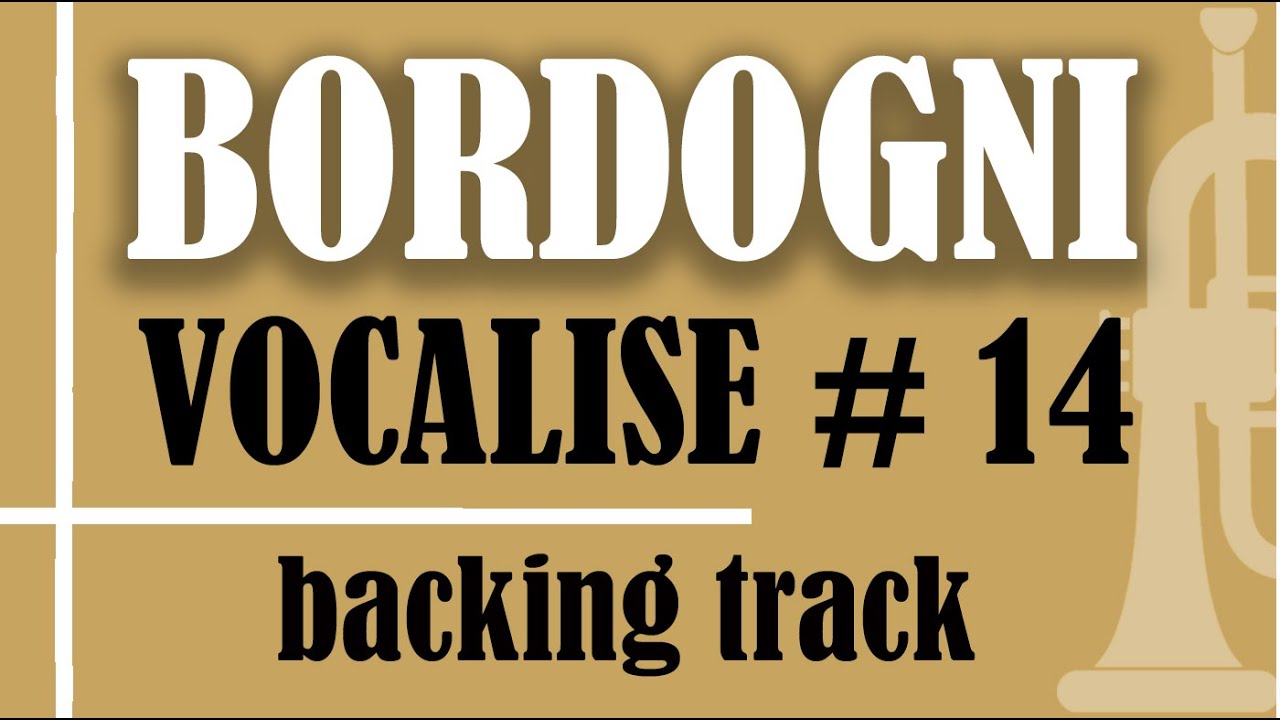 Bordogni - Vocalise #14 (Backing Track)