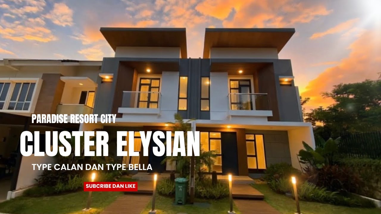 CLUSTER ELYSIAN PERUMAHAN  60 HEKTAR NEMPEL JAKSEL PARADISE RESORT CITY CIPUTAT TANGSEL