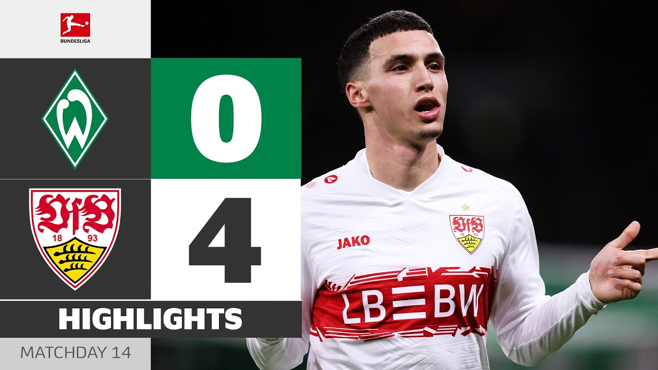 Stuttgart are Back in Powerful Form! | WERDER BREMEN - VFB STUTTGART | Highlights | Matchday 14