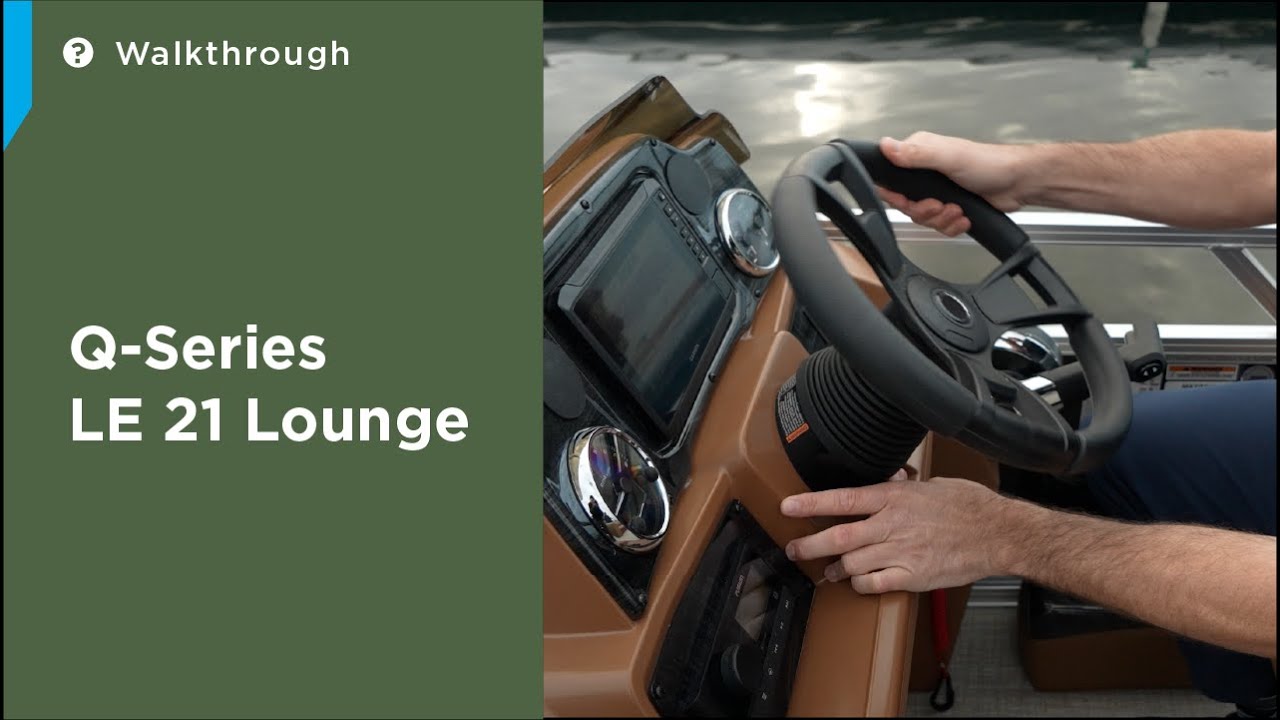 Legend Boats Q-Series LE 21 Lounge Pontoon | Walkthrough