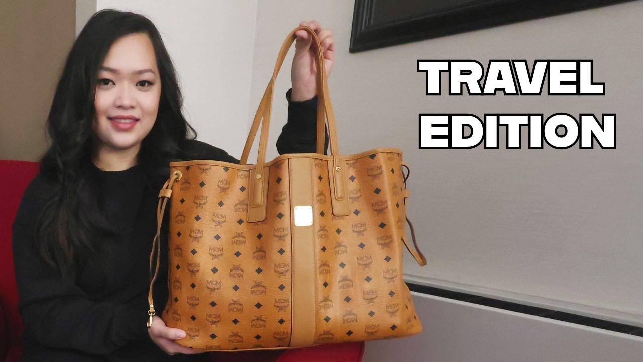 What's in my MCM Large Liz Reversible Shopper Tote