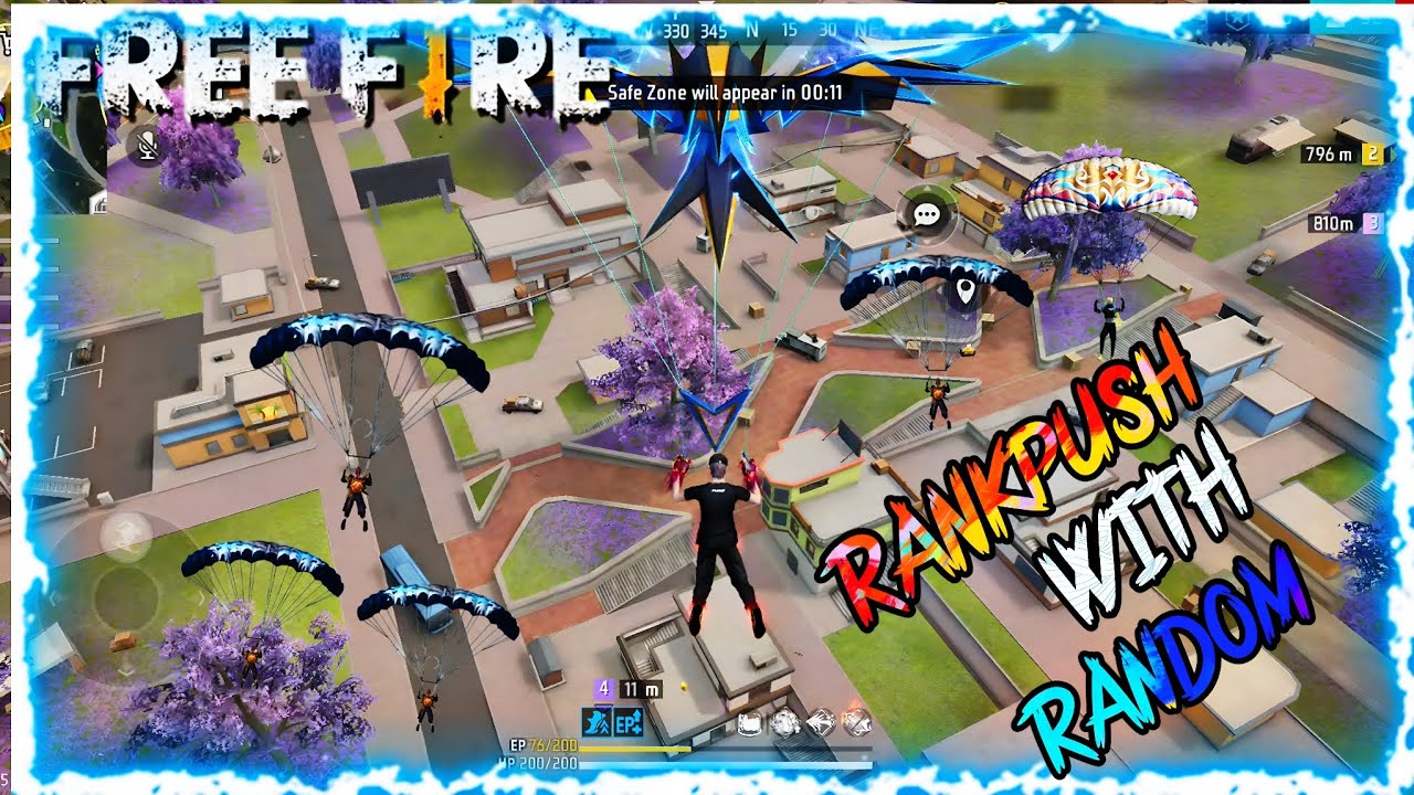RANKPUSH WITH RANDOM|Free Fire Max High kill🔥 Gameplay|mobile 📱|Free Fire Max 