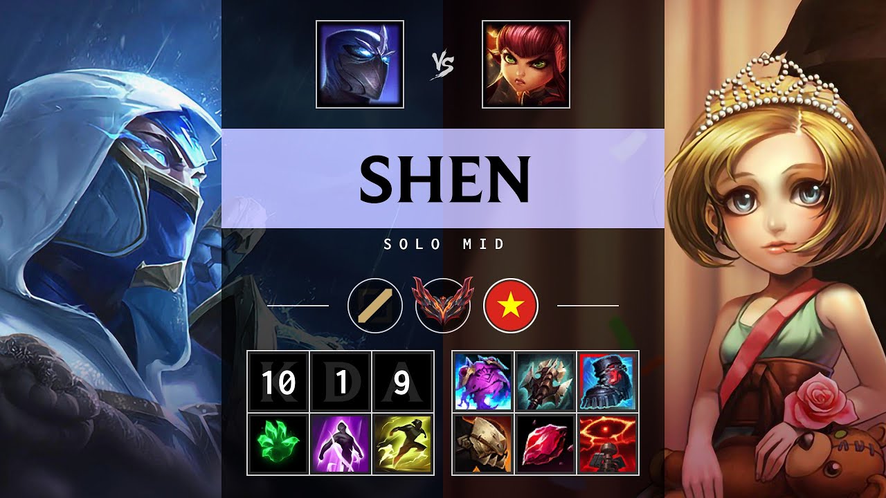 Shen Mid vs Annie - VN Grandmaster Patch 25.19