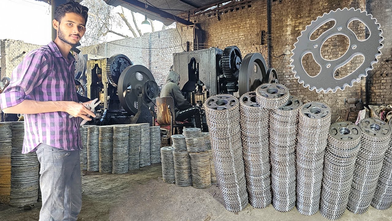 Exceptional Process Of Making Motorcycle Rear Chain Sprockets