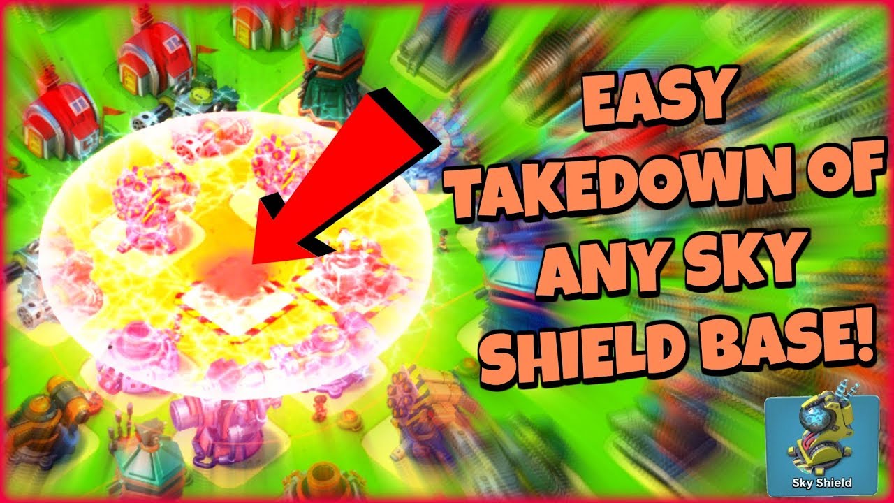 1 Simple Trick for ANY Sky Shield Base in Boom Beach!