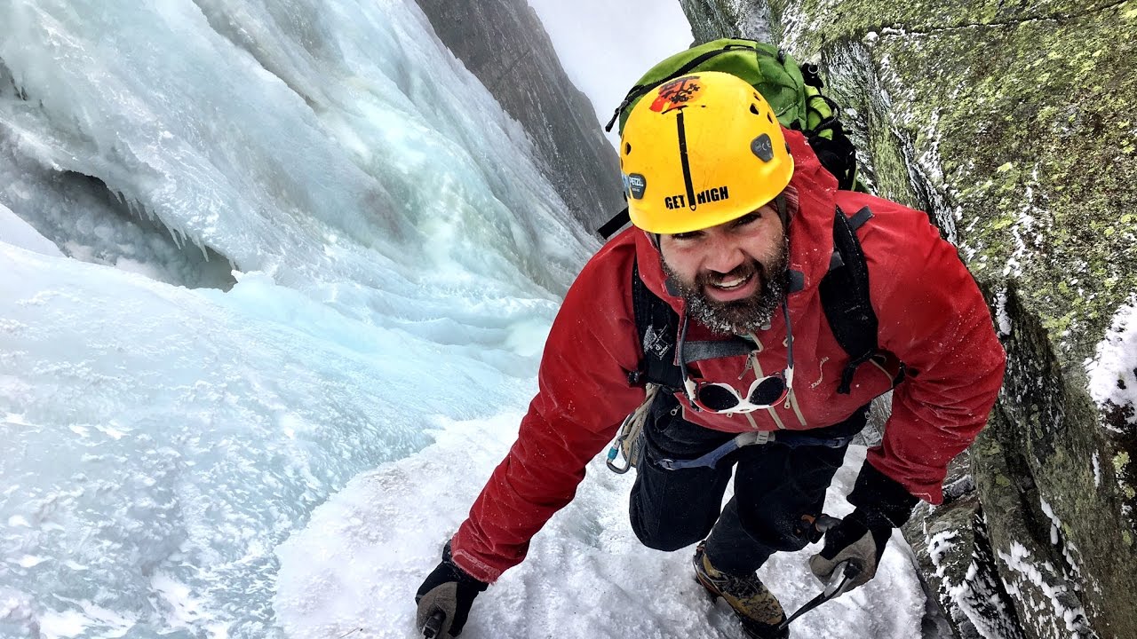 Pinnacle Gully Ice Climb | Huntington Ravine, Mount Washington