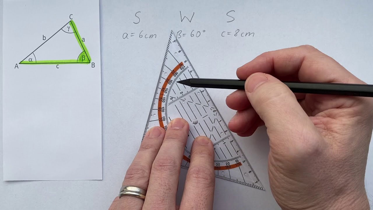 Ein Dreieck mit SWS zeichnen inklusive kleinem Zeichentrick