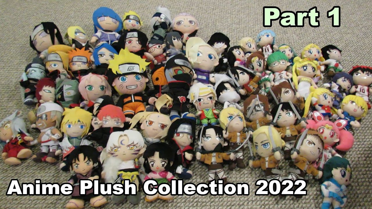 Anime Plush Collection 2022 Part 1 (Naruto, AOT, Kuroko's Basketball, Sailor Moon, Inuyasha)