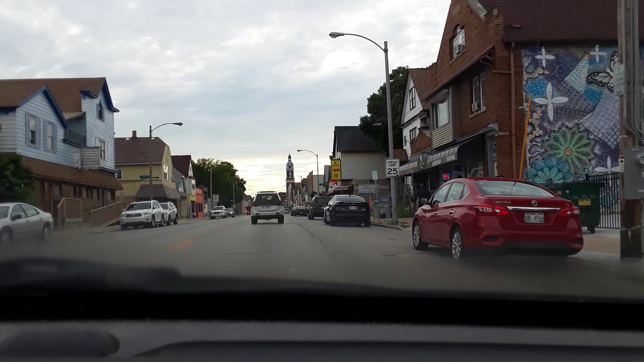 Milwaukee Wisconsin Historic Mitchell Street - South Side Inner City - July 2019
