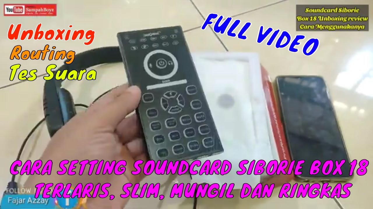 HOW TO SET UP THE SIBORIE BOX18 SOUNDCARD FOR LIVE STREAMING. BEST SELLING, SLIM, SMALL, AND COMP...