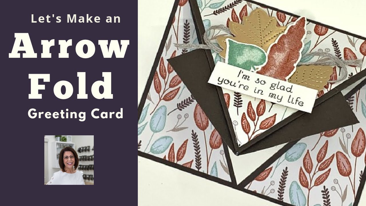 🔴Have You Seen This Awesome Arrow Fold Greeting Card?