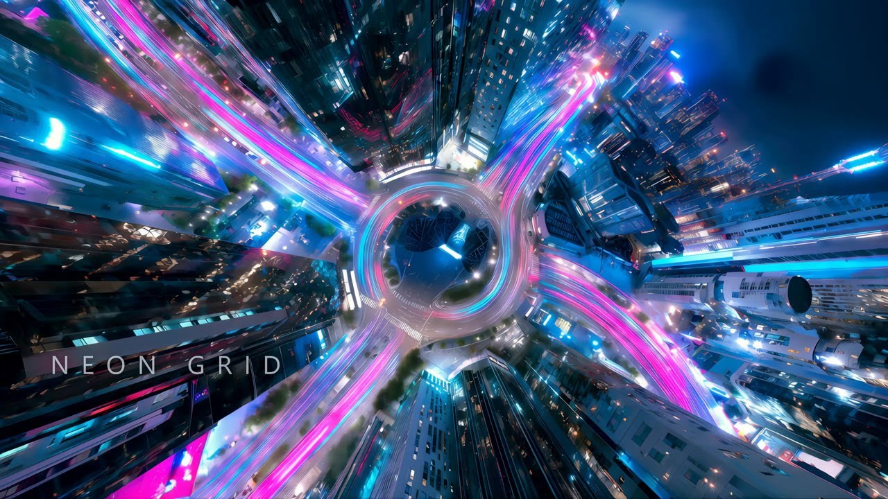 2087 -- Нейоновые улицы после полуночи [Тёмная синтвейв атмосфера]