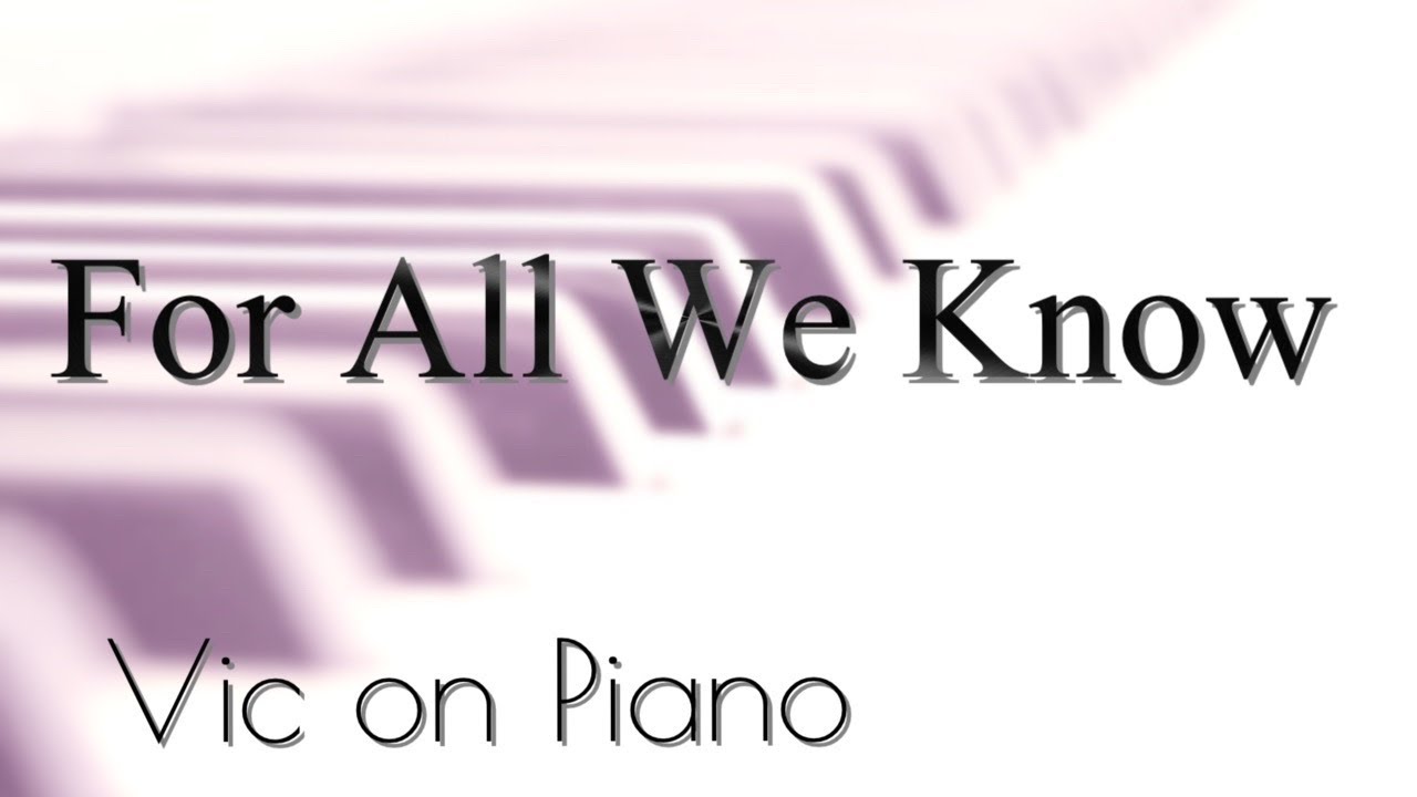 For All We Know (Carpenters)