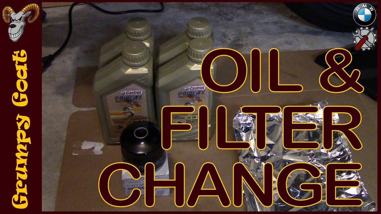 BMW R1200RS Oil and Filter Change