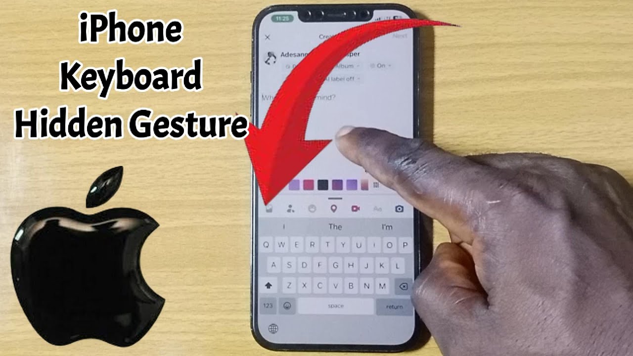 Скрытый жест на клавиатуре iPhone, о котором вы не знали | Секретный трюк с набором текста в iOS ...