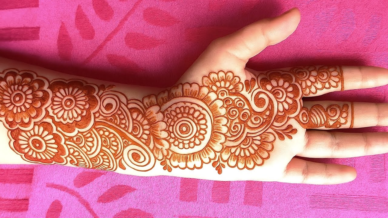 BEAUTIFUL UNIQUE SIMPLE MEHNDI DESIGN 2025 🥰